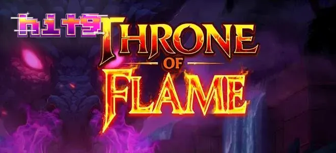 Tampilan visual slot Thrown of Flame dengan tema naga dan gunung api